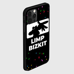 Чехол для iPhone 12 Pro Limp Bizkit конфети, цвет: 3D-черный — фото 2