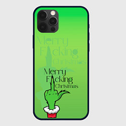 Чехол iPhone 12 Pro Гринч merry fucking christmas