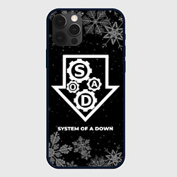 Чехол iPhone 12 Pro Снежный System of a Down