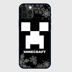 Чехол iPhone 12 Pro Снежный Minecraft