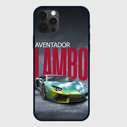 Чехол iPhone 12 Pro Итальянский суперкар Lambo Aventador