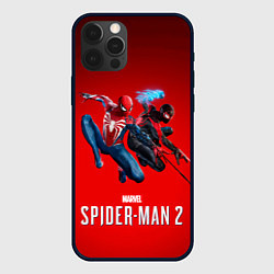 Чехол iPhone 12 Pro Два паука Marvel spider man 2