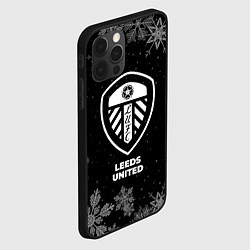 Чехол для iPhone 12 Pro Снежный Leeds United, цвет: 3D-черный — фото 2