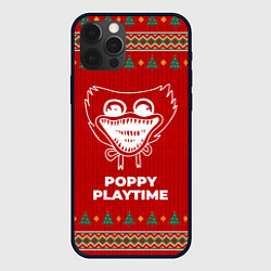 Чехол для iPhone 12 Pro Poppy Playtime new year, цвет: 3D-черный