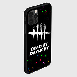 Чехол для iPhone 12 Pro Dead by Daylight конфети, цвет: 3D-черный — фото 2