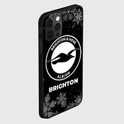 Чехол для iPhone 12 Pro Снежный Brighton, цвет: 3D-черный — фото 2