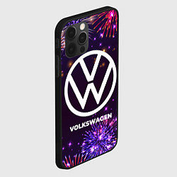 Чехол для iPhone 12 Pro Праздничный Volkswagen, цвет: 3D-черный — фото 2