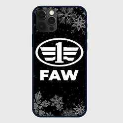 Чехол iPhone 12 Pro Снежный FAW