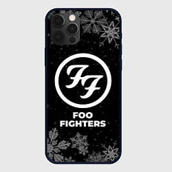 Чехол iPhone 12 Pro Снежный Foo Fighters