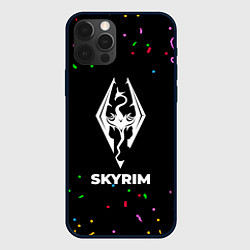 Чехол iPhone 12 Pro Skyrim конфети