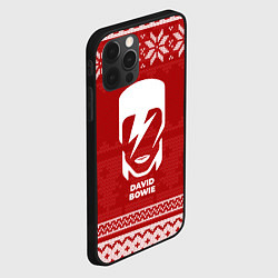 Чехол для iPhone 12 Pro Новогодний David Bowie, цвет: 3D-черный — фото 2