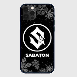 Чехол для iPhone 12 Pro Снежный Sabaton, цвет: 3D-черный