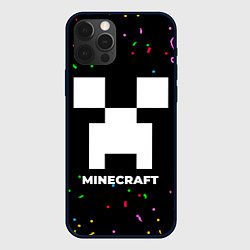 Чехол iPhone 12 Pro Minecraft конфети