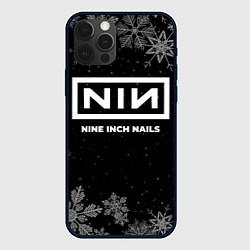 Чехол iPhone 12 Pro Снежный Nine Inch Nails