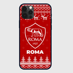 Чехол iPhone 12 Pro Новогодний Roma с оленями