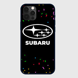 Чехол iPhone 12 Pro Subaru конфети