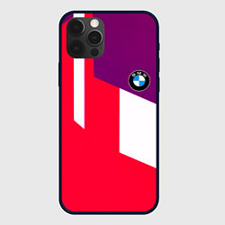 Чехол для iPhone 12 Pro BMW geometry sport, цвет: 3D-черный