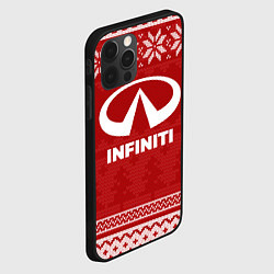 Чехол для iPhone 12 Pro Новогодний Infiniti, цвет: 3D-черный — фото 2