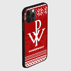 Чехол для iPhone 12 Pro Новогодний Powerwolf, цвет: 3D-черный — фото 2