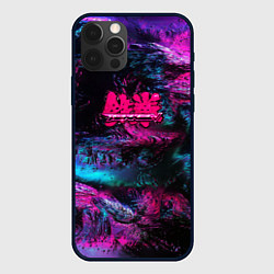 Чехол iPhone 12 Pro Tekken neon colors