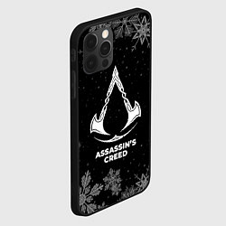 Чехол для iPhone 12 Pro Снежный Assassins Creed, цвет: 3D-черный — фото 2