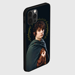 Чехол для iPhone 12 Pro Фродо - Властелин колец, цвет: 3D-черный — фото 2
