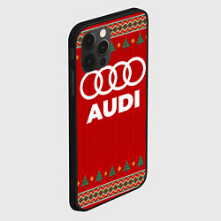 Чехол для iPhone 12 Pro Audi new year, цвет: 3D-черный — фото 2