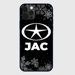 Чехол для iPhone 12 Pro Снежный JAC, цвет: 3D-черный