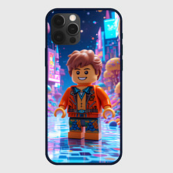 Чехол iPhone 12 Pro Roblox в неоновом городе