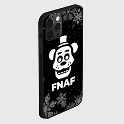 Чехол для iPhone 12 Pro Снежный FNAF, цвет: 3D-черный — фото 2