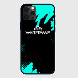 Чехол iPhone 12 Pro Warframe краски голубые