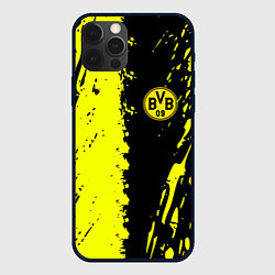 Чехол iPhone 12 Pro Borussia краски текстура