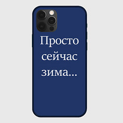 Чехол iPhone 12 Pro Просто сейчас зима