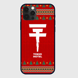 Чехол для iPhone 12 Pro Tokio Hotel new year, цвет: 3D-черный