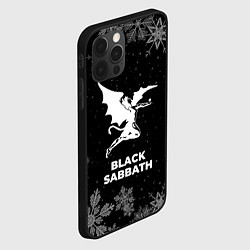 Чехол для iPhone 12 Pro Снежный Black Sabbath, цвет: 3D-черный — фото 2