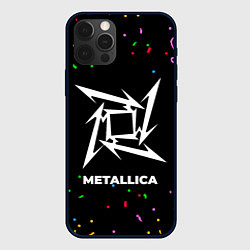 Чехол iPhone 12 Pro Metallica конфети