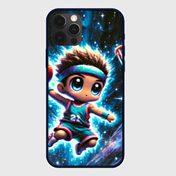 Чехол iPhone 12 Pro Бейсболист с мячом