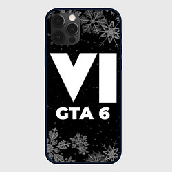 Чехол для iPhone 12 Pro Снежный GTA 6, цвет: 3D-черный