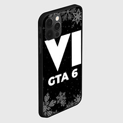 Чехол для iPhone 12 Pro Снежный GTA 6, цвет: 3D-черный — фото 2