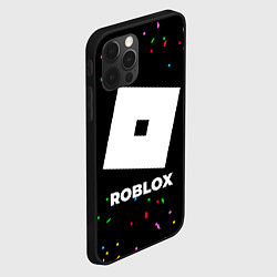 Чехол для iPhone 12 Pro Roblox конфети, цвет: 3D-черный — фото 2