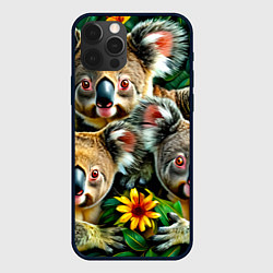 Чехол iPhone 12 Pro Три коалы