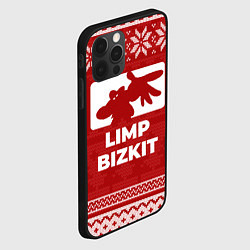 Чехол для iPhone 12 Pro Новогодний Limp Bizkit, цвет: 3D-черный — фото 2