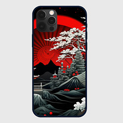 Чехол iPhone 12 Pro Деревья Японии и природа