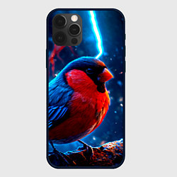 Чехол iPhone 12 Pro Снигирь и молнии