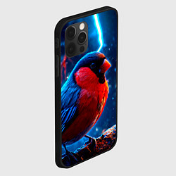 Чехол для iPhone 12 Pro Снигирь и молнии, цвет: 3D-черный — фото 2