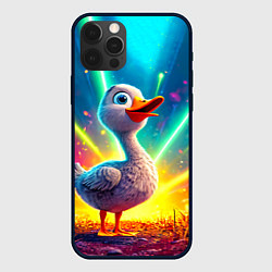 Чехол iPhone 12 Pro Веселая уточка