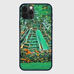 Чехол iPhone 12 Pro Башня в джунглях