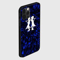 Чехол для iPhone 12 Pro Hunter x Hunter blue energy, цвет: 3D-черный — фото 2