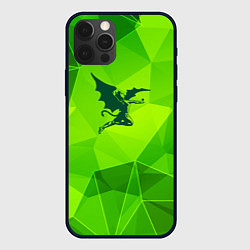 Чехол для iPhone 12 Pro Black Sabbath green poly, цвет: 3D-черный