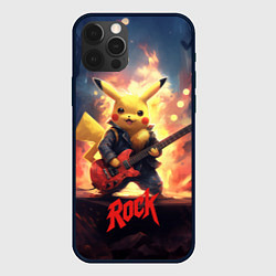 Чехол iPhone 12 Pro Пикачу рок